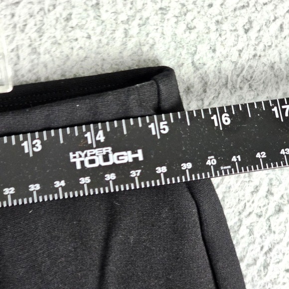 Eileen Fisher Pants Womens Medium Black Ankle Zip Pull On Stretch Casual - Picture 3 of 9